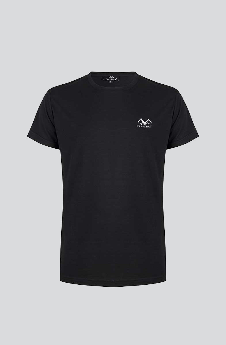 T-SHIRT ROUND NECK LOGO ON CHEST